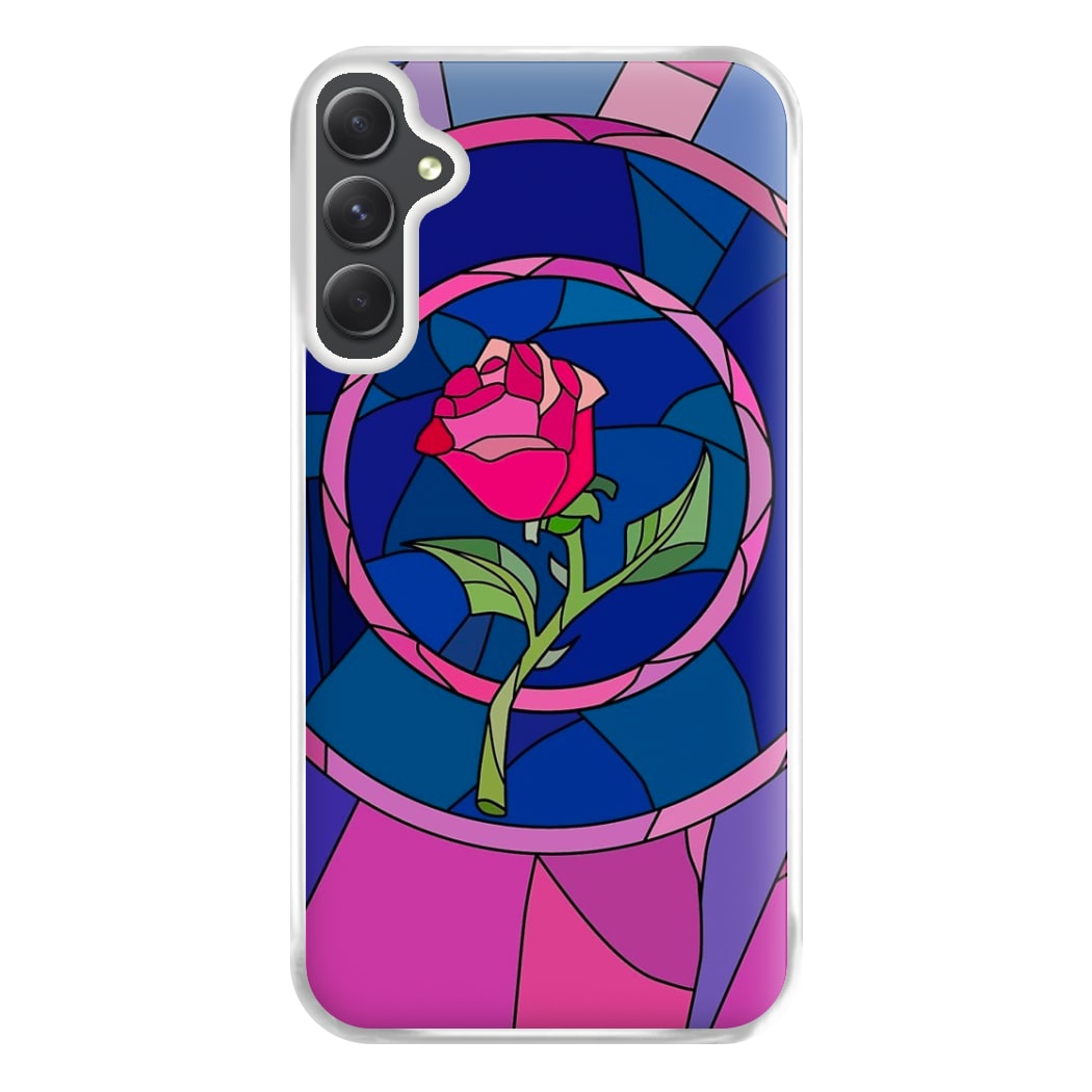 Glass Rose - Beauty Phone Case for Galaxy A54