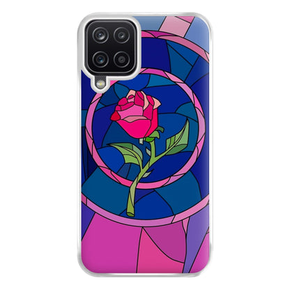 Glass Rose - Beauty Phone Case for Galaxy A12