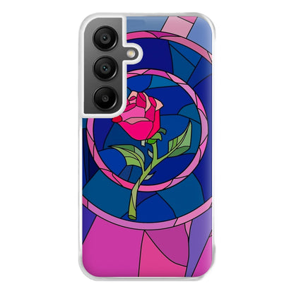 Glass Rose - Beauty Phone Case for Galaxy A55