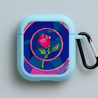 Glass Rose - Beauty Blue AirPods Case