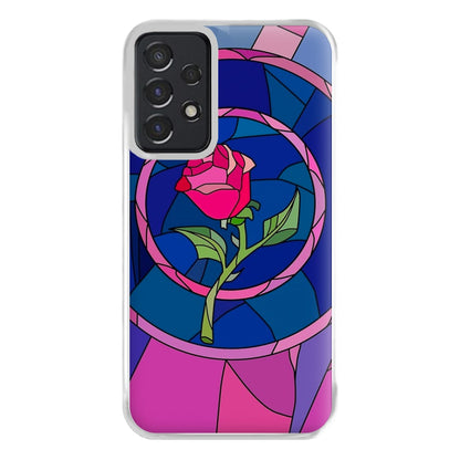 Glass Rose - Beauty Phone Case for Galaxy A52 / A52s