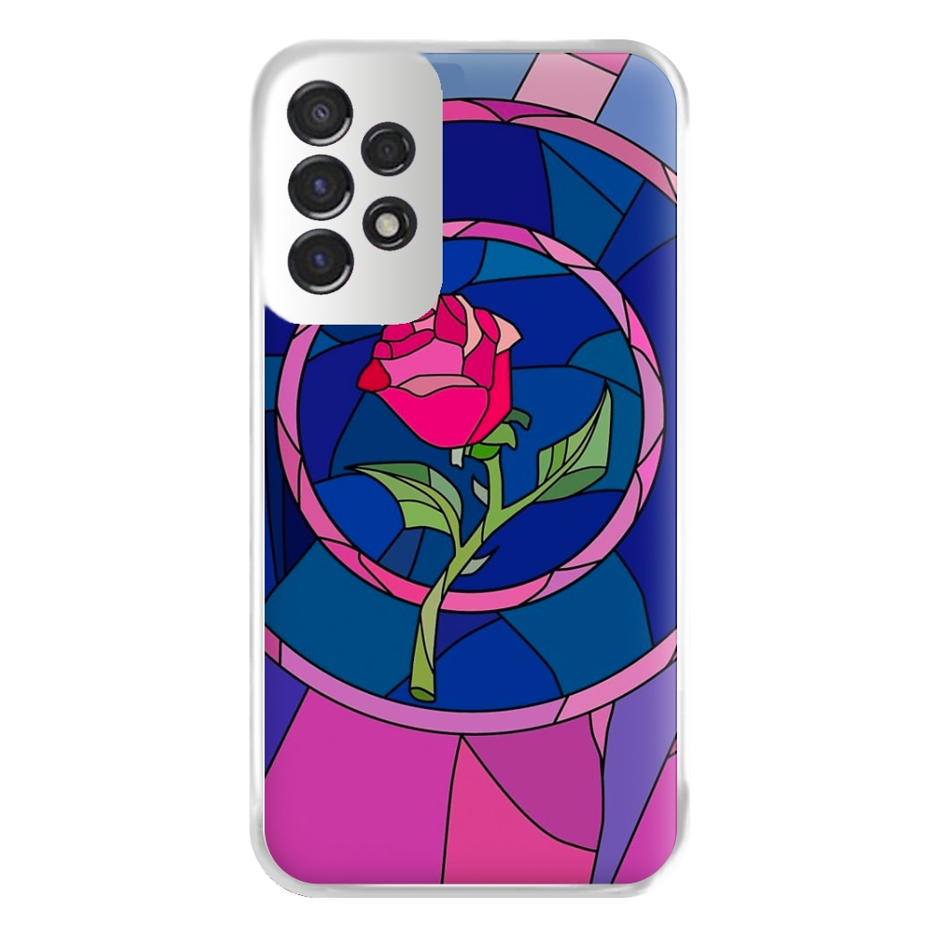 Glass Rose - Beauty Phone Case for Galaxy A53