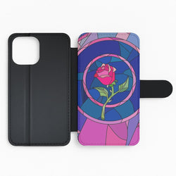 Glass Rose - Beauty Flip Wallet Phone Case