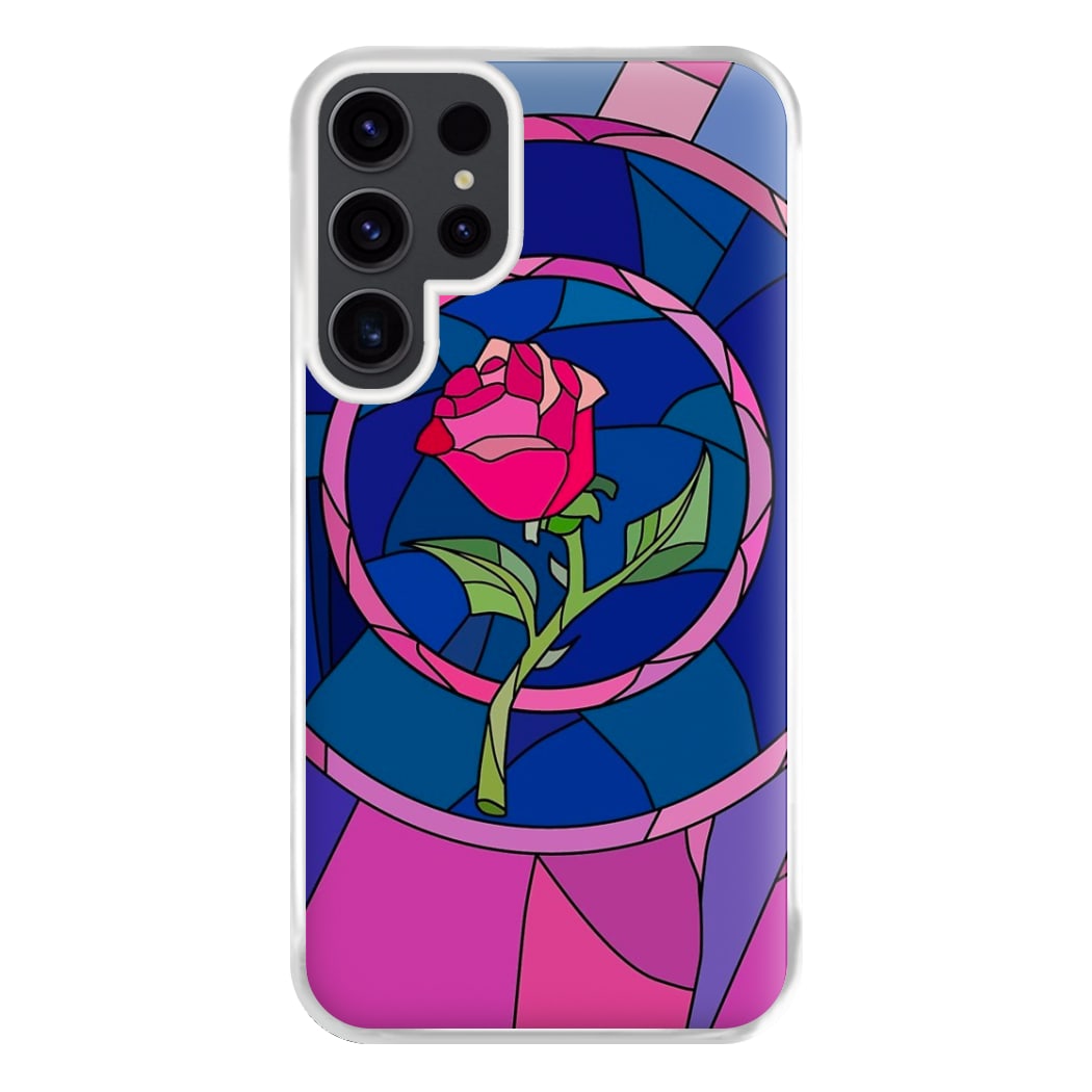 Glass Rose - Beauty Phone Case for Galaxy S23 Ultra