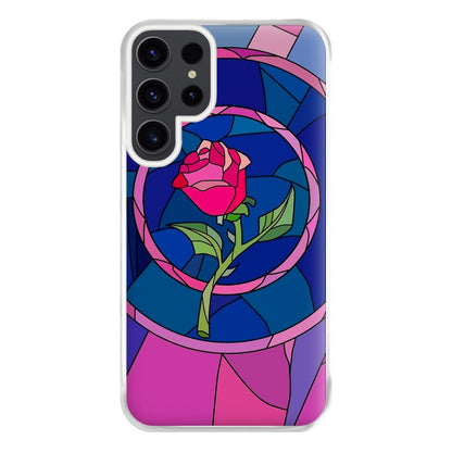 Glass Rose - Beauty Phone Case for Galaxy S23 Ultra