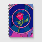 Glass Rose - Beauty and the Beast Notebook - Fun Cases