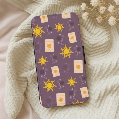 Lanterns Cartoon Flip Wallet Phone Case