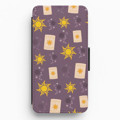 Lanterns Cartoon Flip Wallet Phone Case