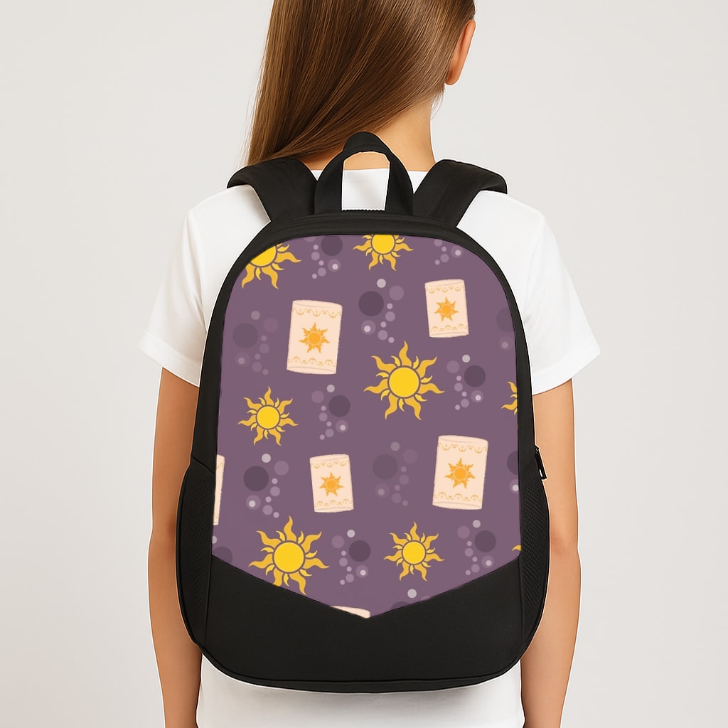 Lanterns Cartoon Large School Bag