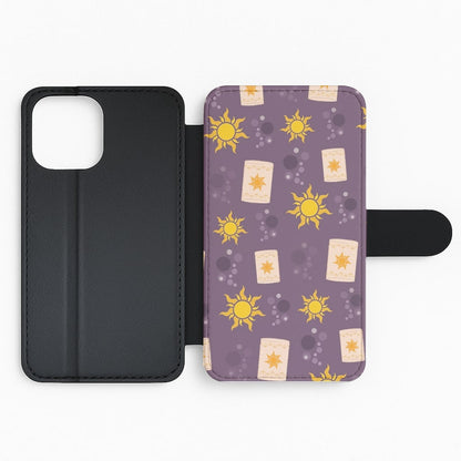 Lanterns Cartoon Flip Wallet Phone Case