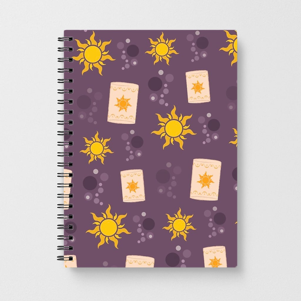 Tangled Lanterns Cartoon Notebook - Fun Cases