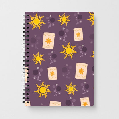 Tangled Lanterns Cartoon Notebook - Fun Cases
