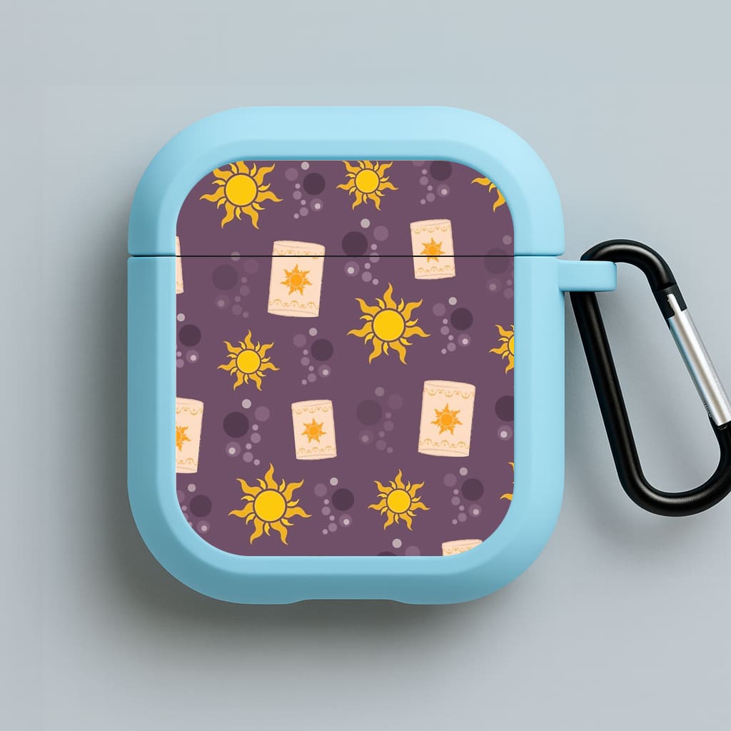 Lanterns Cartoon Blue AirPods Case