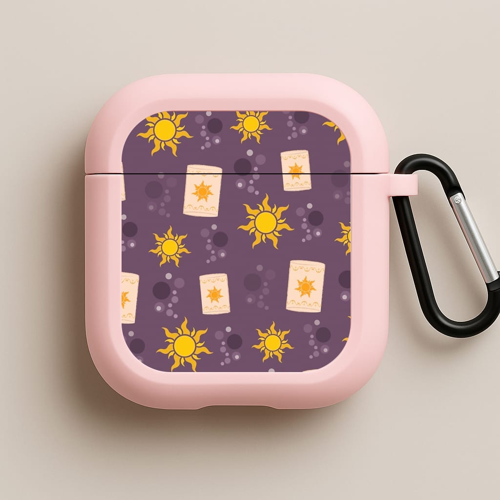Lanterns Cartoon Pink AirPods Case