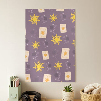 Lanterns Cartoon Poster