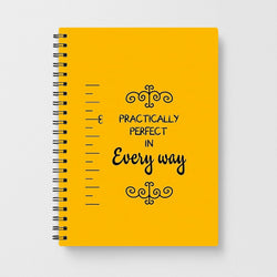 Practically Perfect - Mary Poppins Notebook - Fun Cases