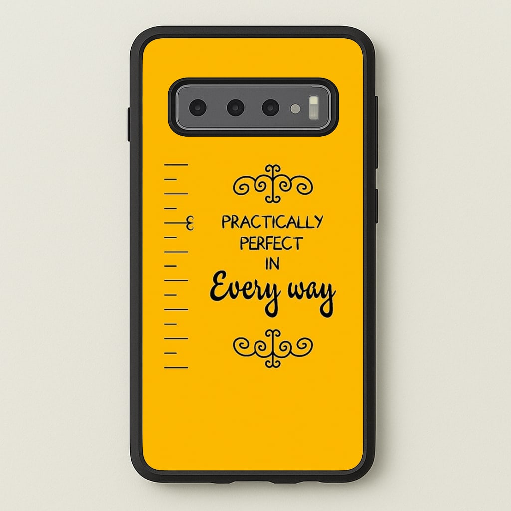 Practically Perfect - Poppins  - Disney Phone Case for Galaxy S10 Plus