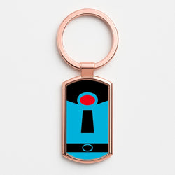 Golden I - Incredible Rose Gold Keyring