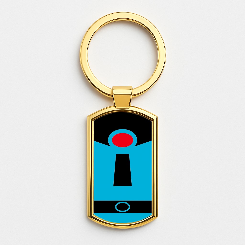 Golden I - Incredible Luxury Keyring