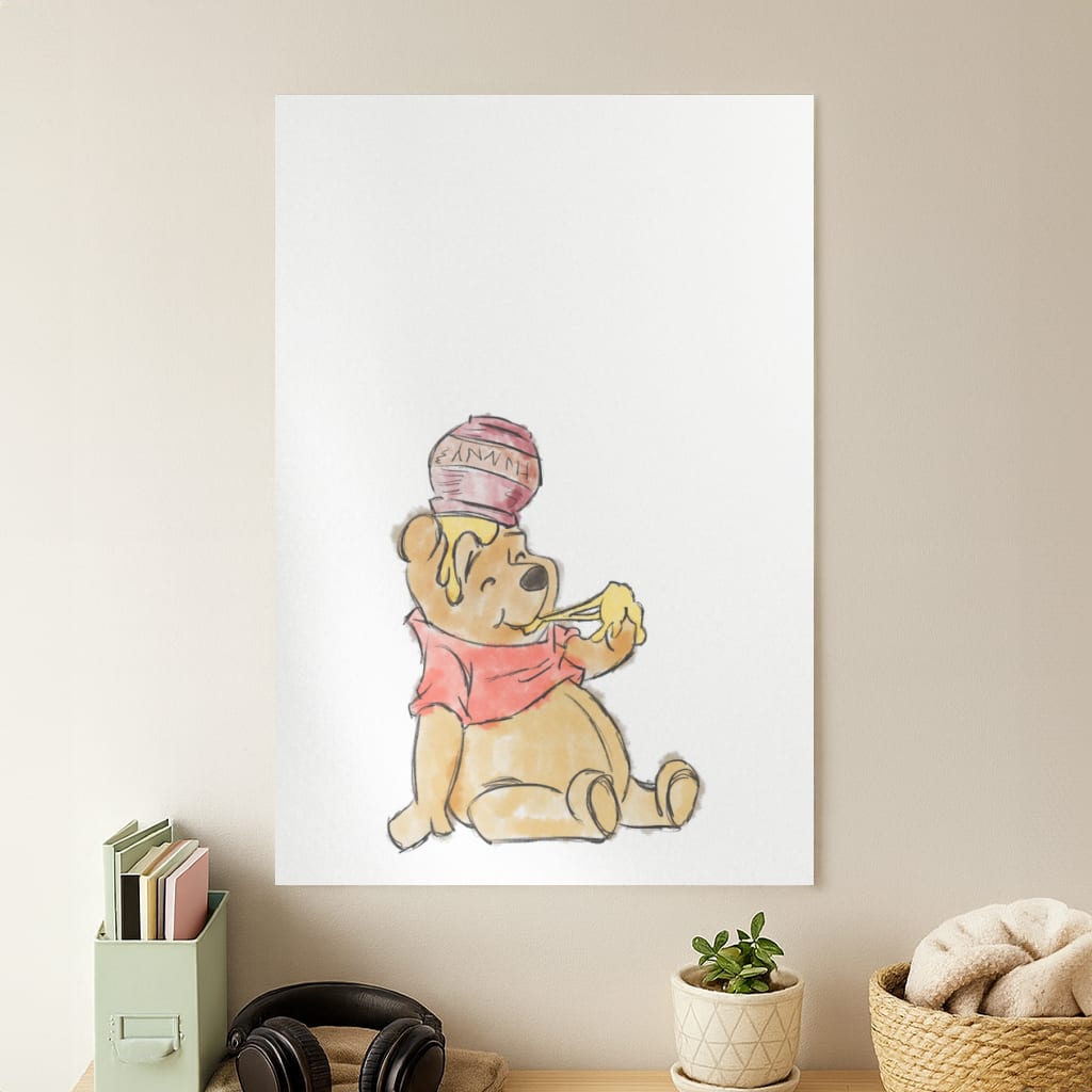 Winnie Sketch Poster