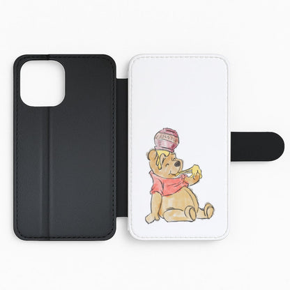 Winnie Sketch Flip Phone Case