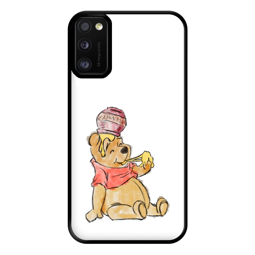 Winnie Sketch Phone Case for Galaxy A41