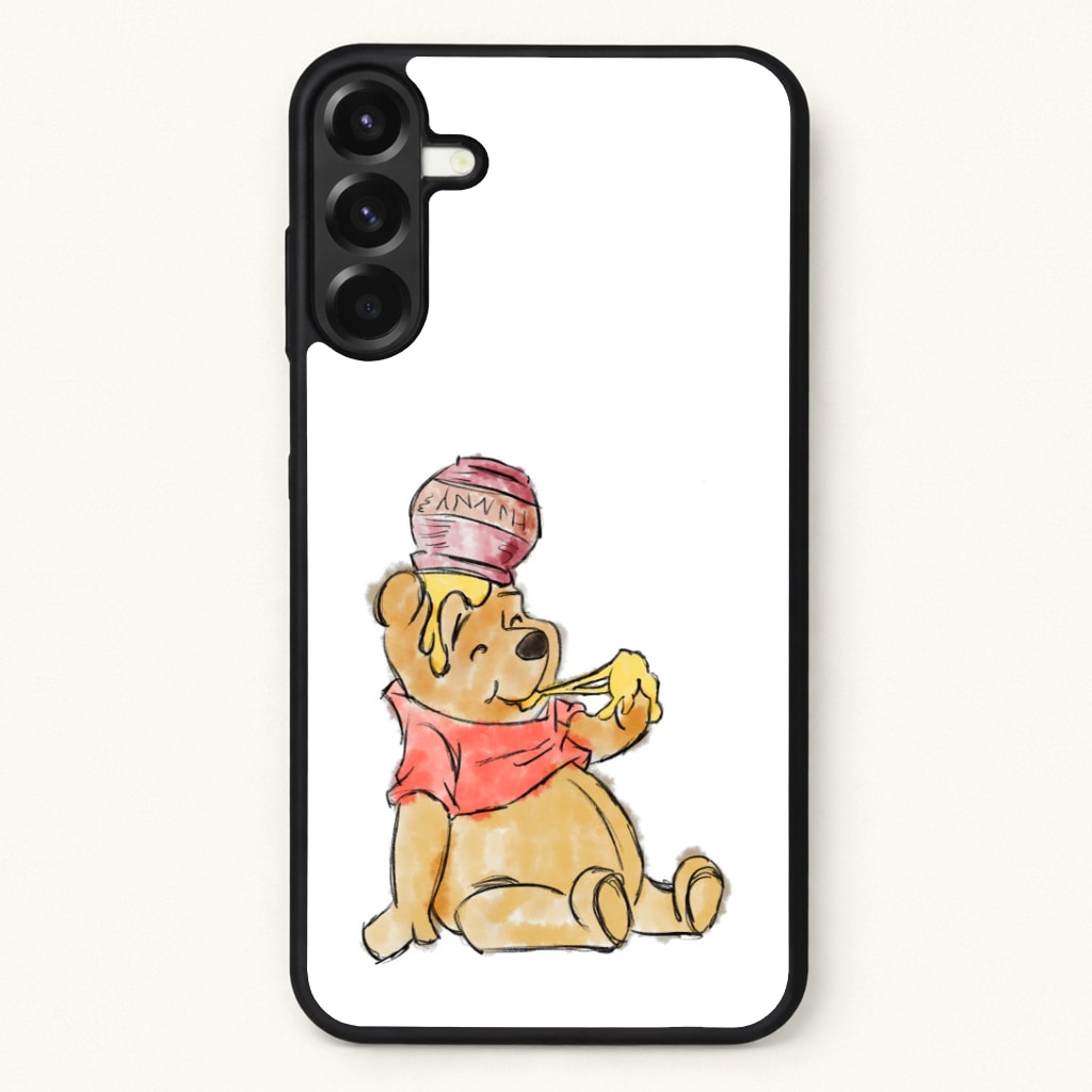 Winnie Sketch Phone Case for Galaxy A17