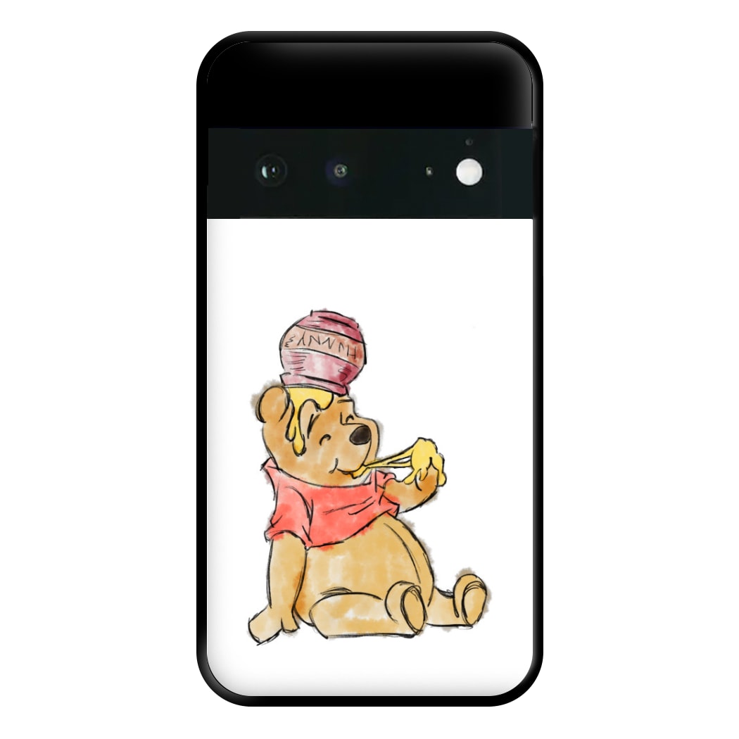 Winnie Sketch Phone Case for Google Pixel 6a