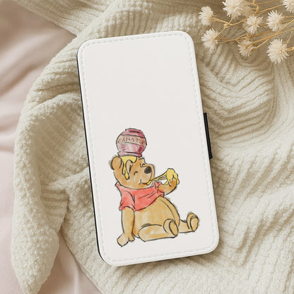 Winnie Sketch Wallet Phone Case