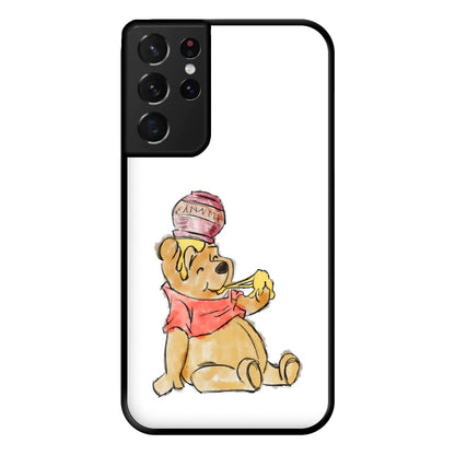 Winnie Sketch Phone Case for Galaxy S21 Ultra