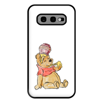 Winnie Sketch Phone Case for Galaxy S10e