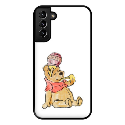 Winnie Sketch Phone Case for Galaxy S21 Plus