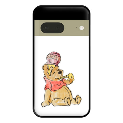 Winnie Sketch Phone Case for Google Pixel 7a