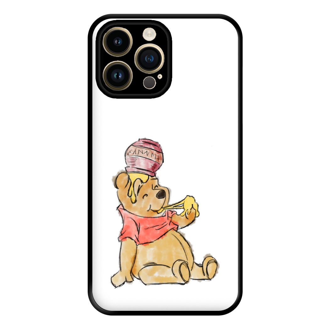 Winnie Sketch Phone Case for iPhone 14 Pro Max