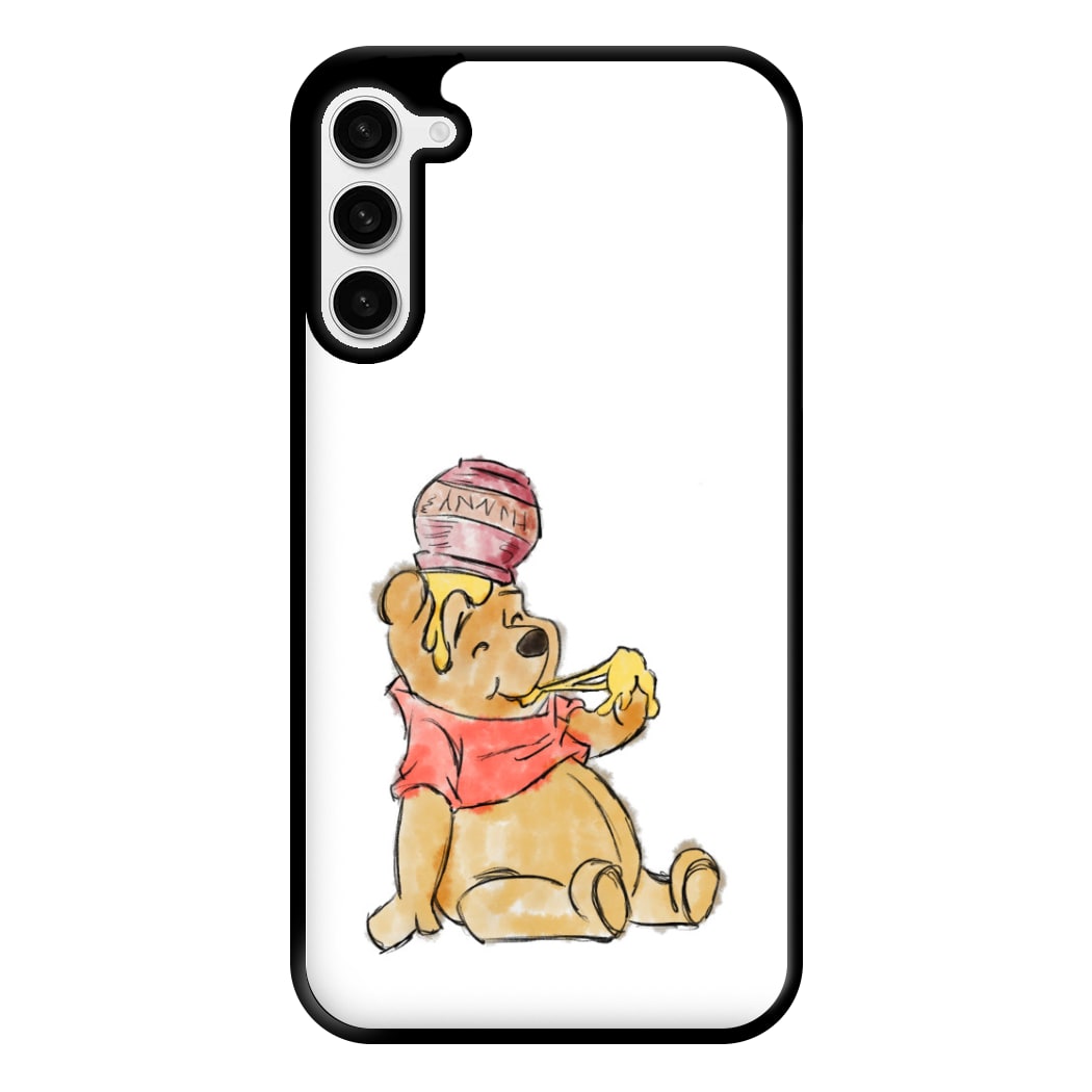 Winnie Sketch Phone Case for Galaxy S23 Plus