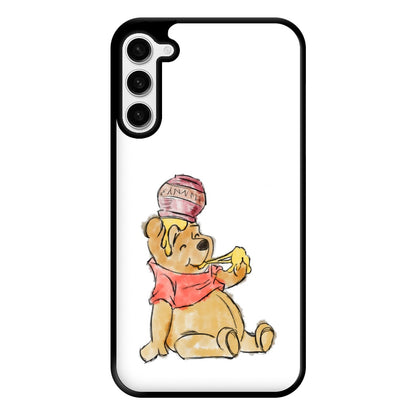 Winnie Sketch Phone Case for Galaxy S23 Plus