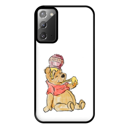 Winnie Sketch Phone Case for Galaxy Note 20 Ultra