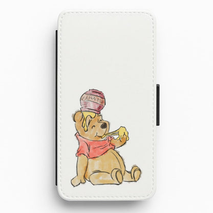 Winnie Sketch Flip / Wallet Phone Case