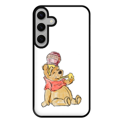 Winnie Sketch Phone Case for Galaxy S24FE