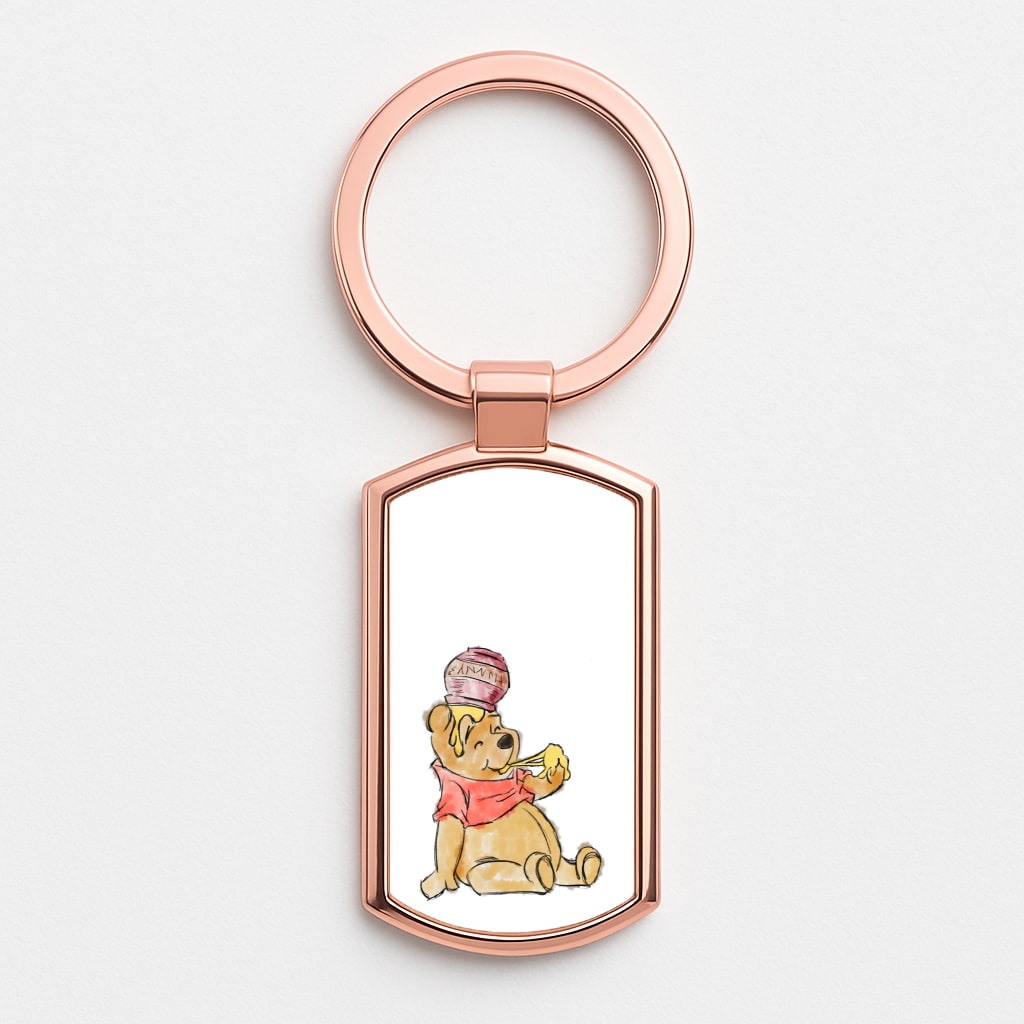 Winnie Sketch Luxury Keyring