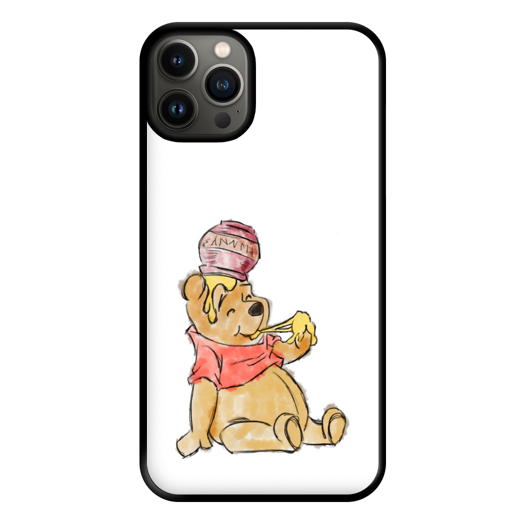 Winnie Sketch Phone Case for iPhone 13