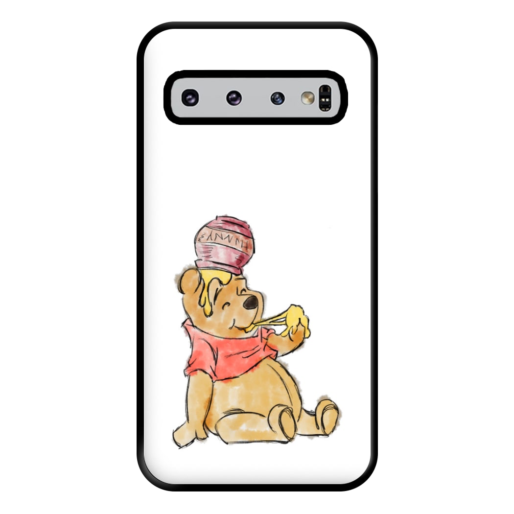 Winnie Sketch Phone Case for Galaxy S10 Plus