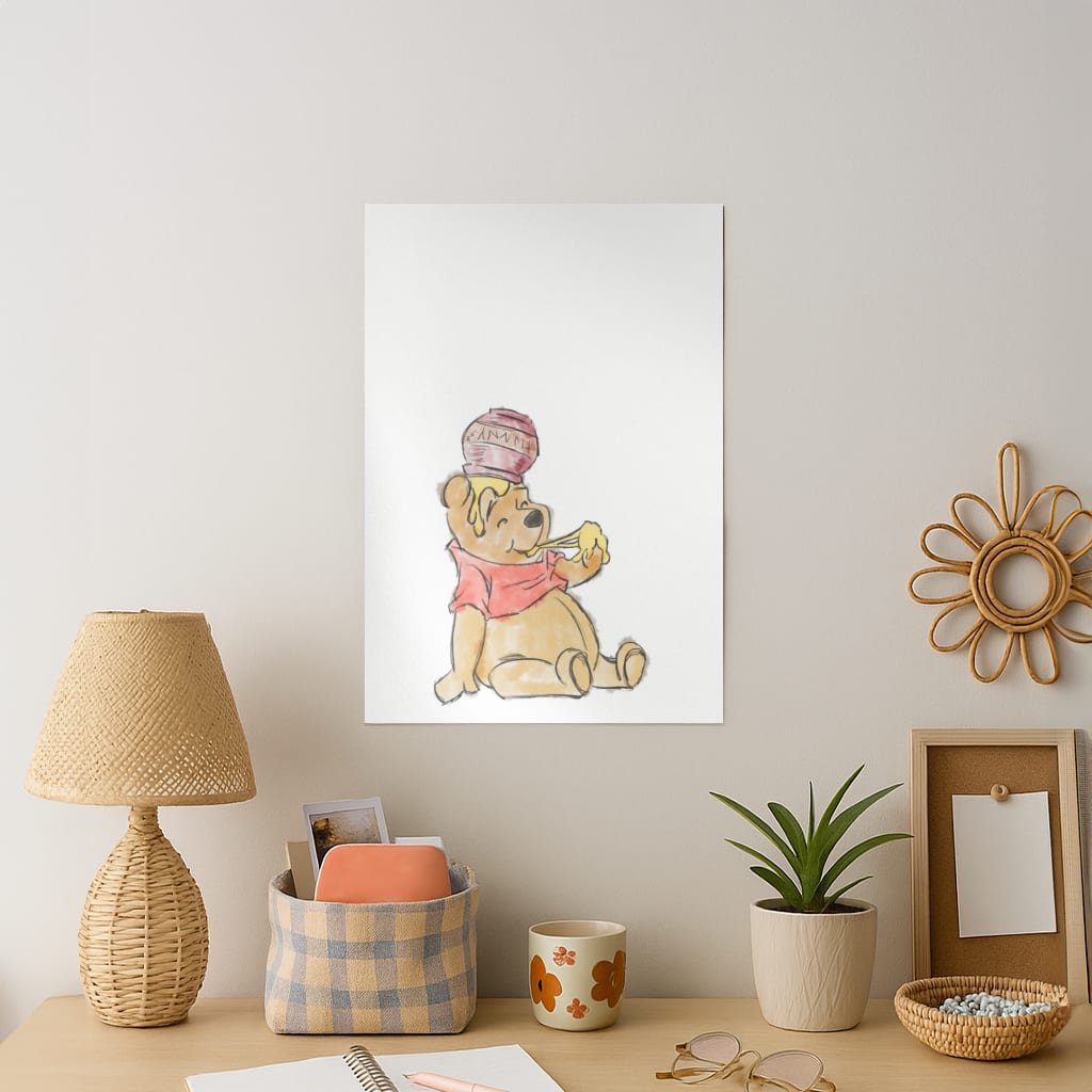 Winnie Sketch Art Print