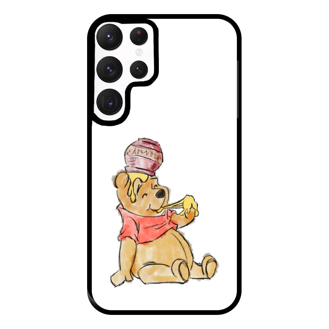 Winnie Sketch Phone Case for Galaxy S22 Ultra