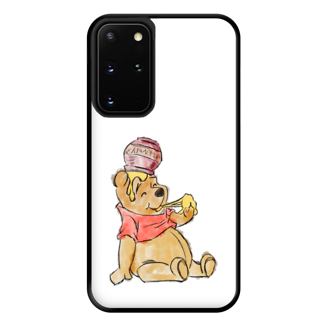 Winnie Sketch Phone Case for Galaxy S20 Plus