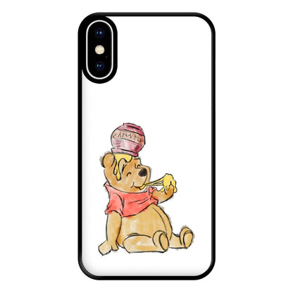 Winnie Sketch Phone Case for iPhone XS Max