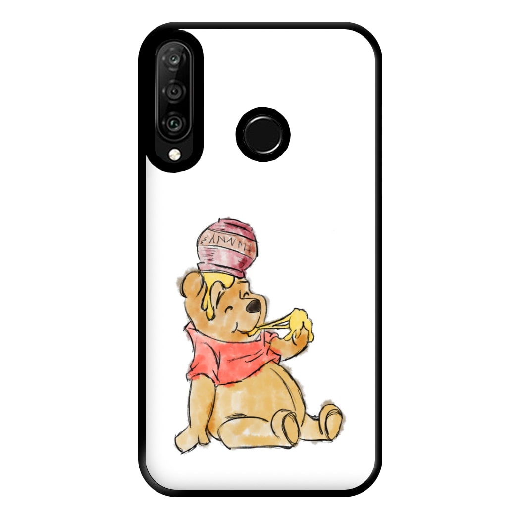 Winnie Sketch Phone Case for Huawei P30 Lite