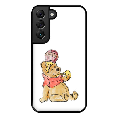 Winnie Sketch Phone Case for Galaxy S22 Plus