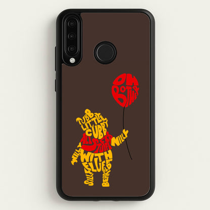 Winnie In Words  - Disney Phone Case for Huawei P30 Lite