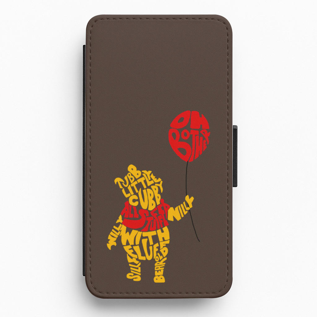 Winnie In Words Flip / Wallet Phone Case